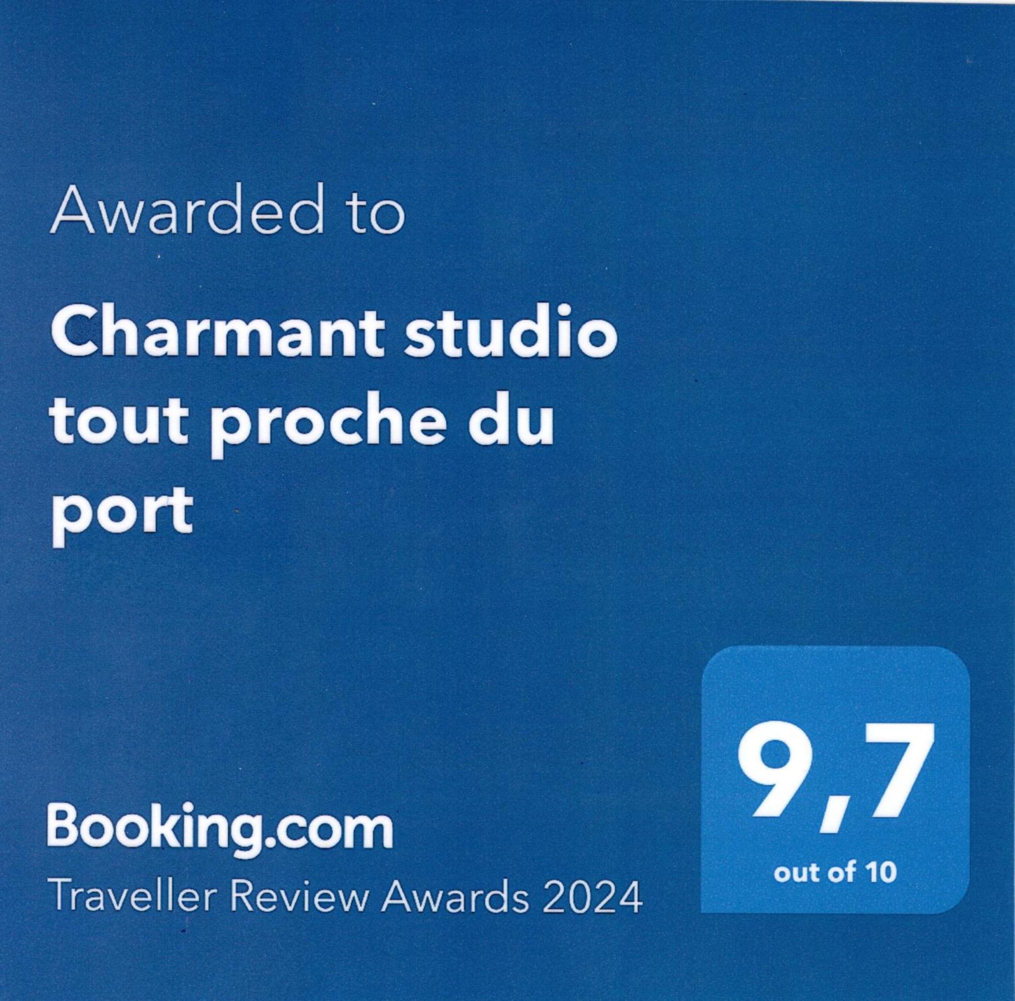 Charmant Studio Tout Proche Du Port Ницца Экстерьер фото